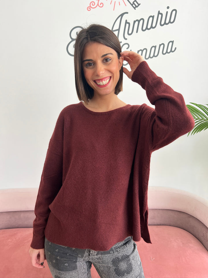 Jersey Manuela burdeos