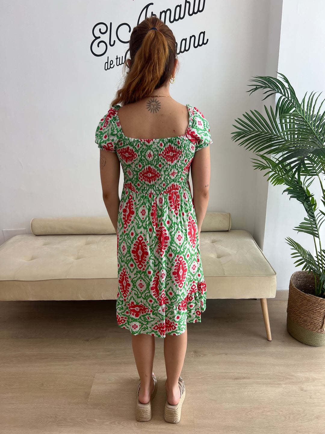 Vestido Candela verde