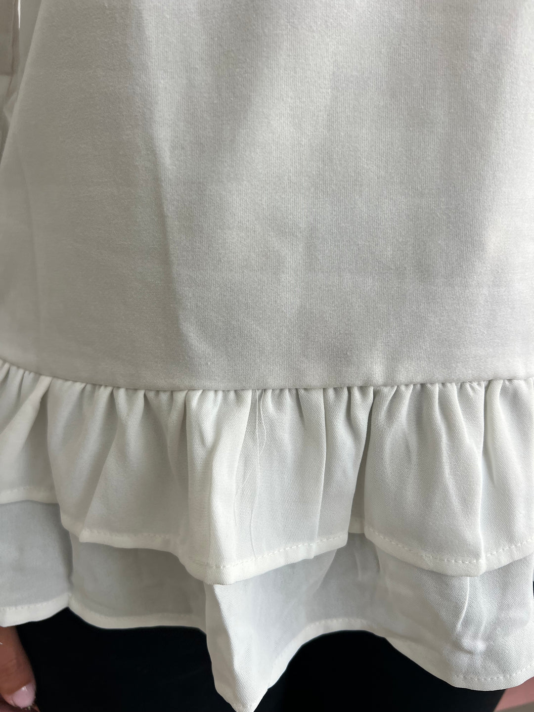 Sudadera Tacón blanco