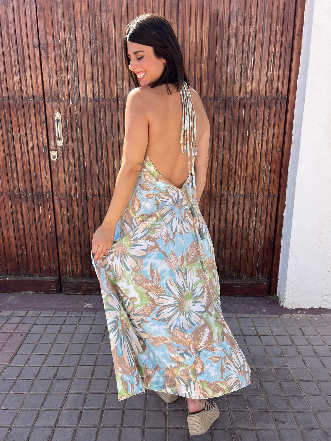 Vestido Luna verde