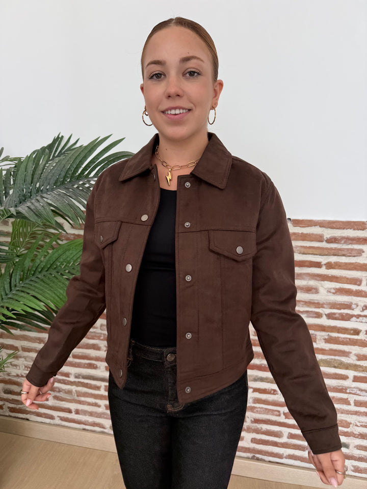 Chaqueta Marta marrón chocolate