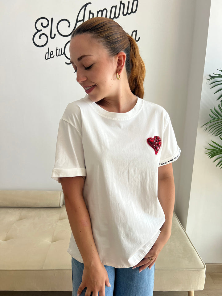 Camiseta Serena blanco