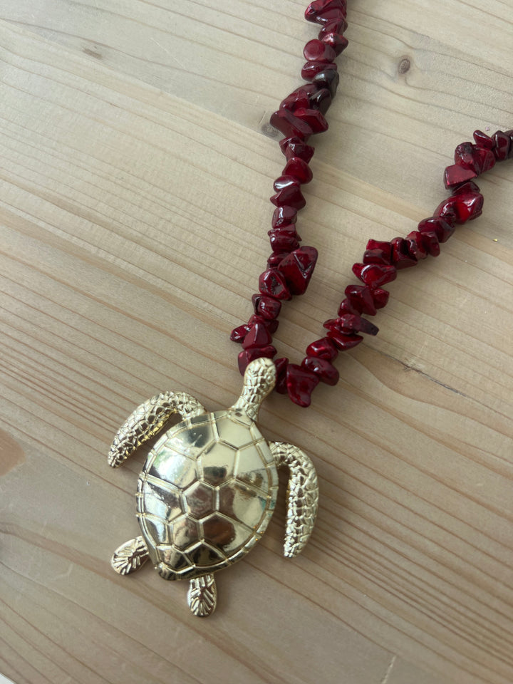 Collar Koa burdeos