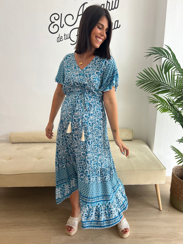 Vestido Lucrecia azul