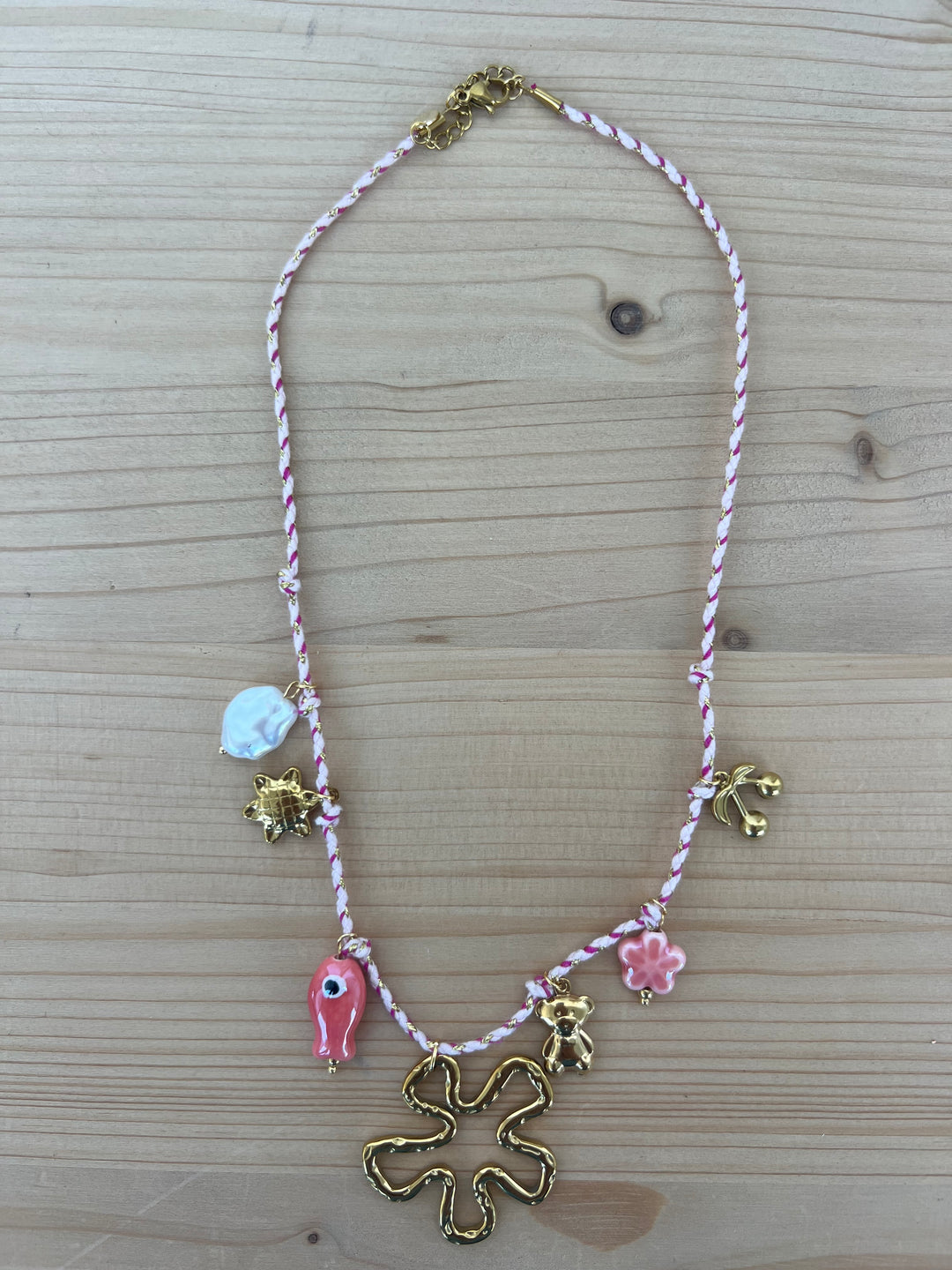 Collar Flora (acero)