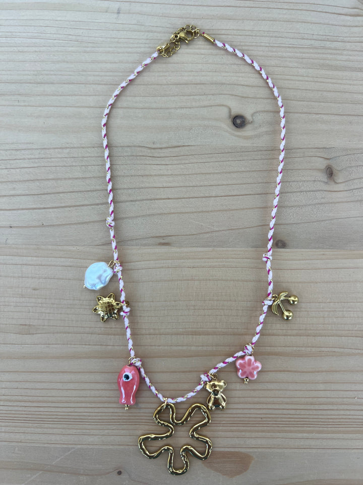 Collar Flora (acero)