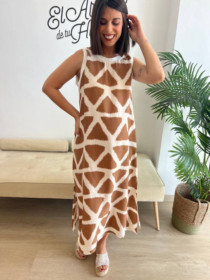 Vestido Andy camel