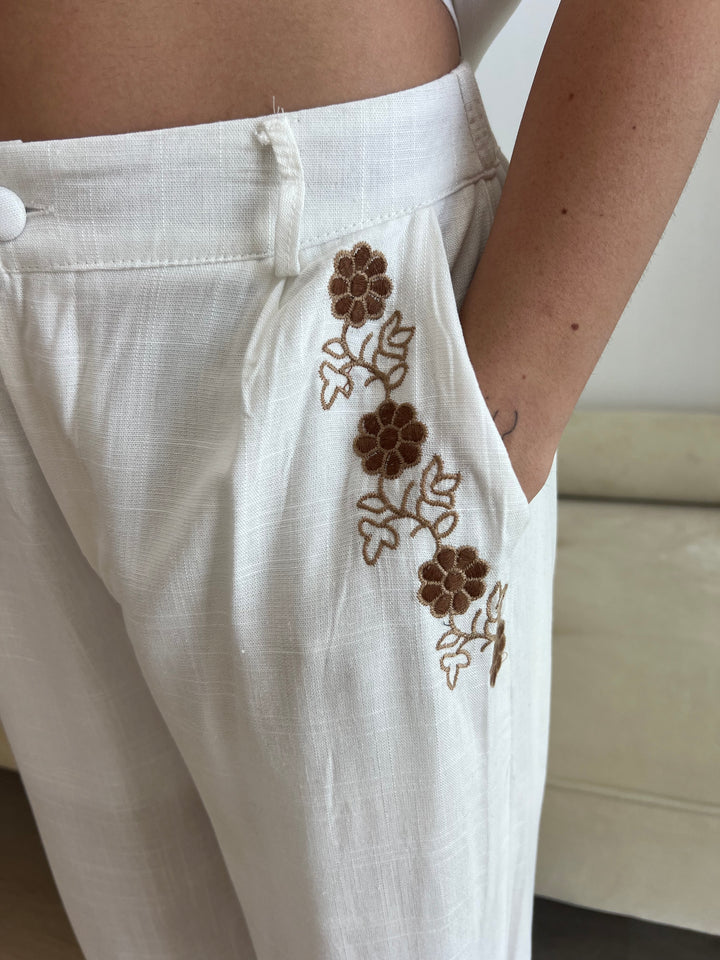 Conjunto Rakel blanco roto