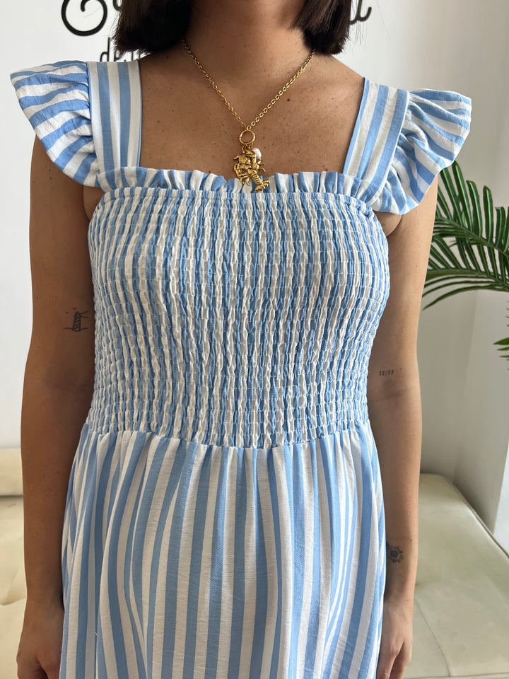 Vestido Ainara celeste