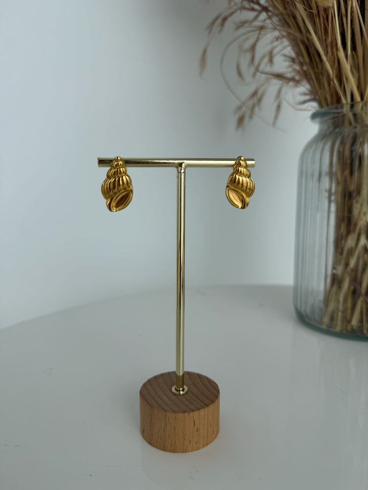 Pendientes Concha (acero)