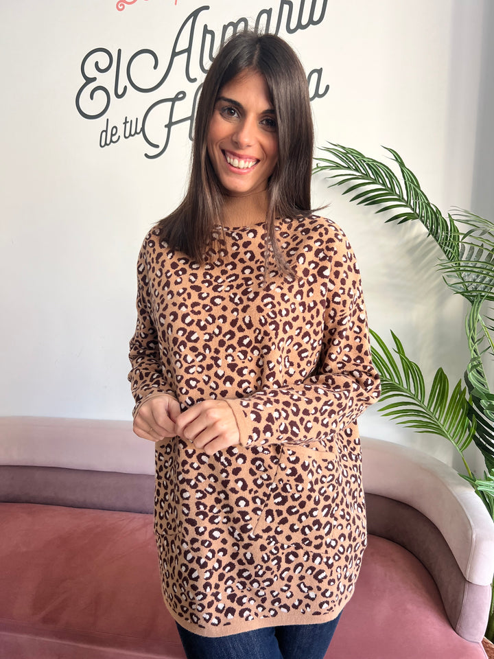 Jersey Macarena camel-beige