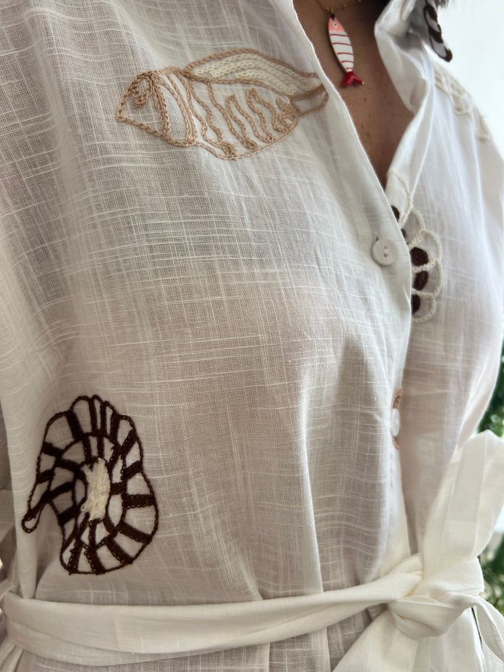 Vestido Claudia blanco