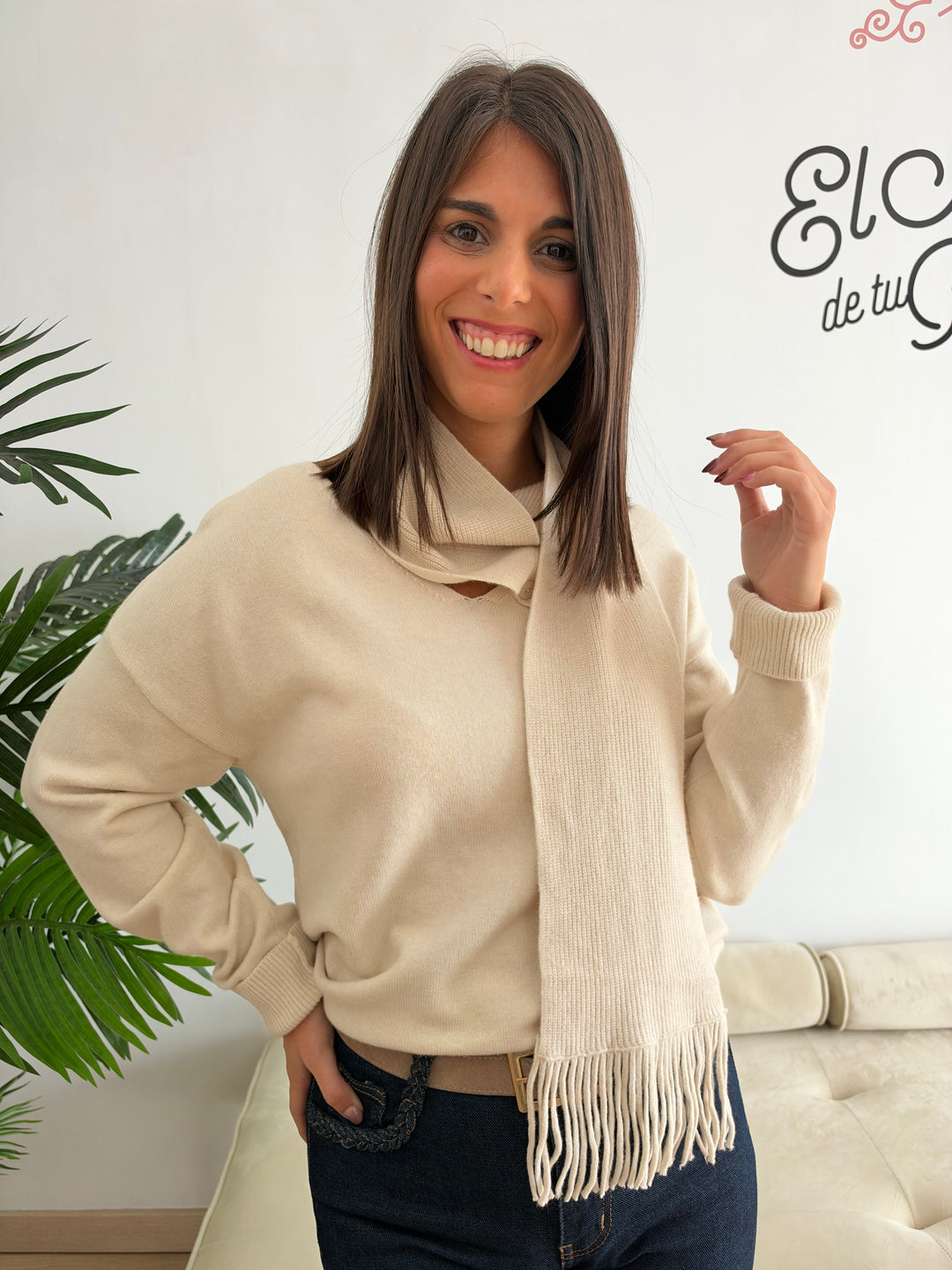 Jersey Tricia beige