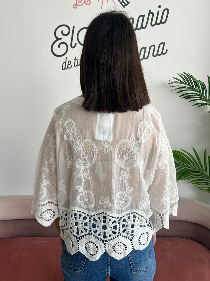 Chaqueta Isabel blanco