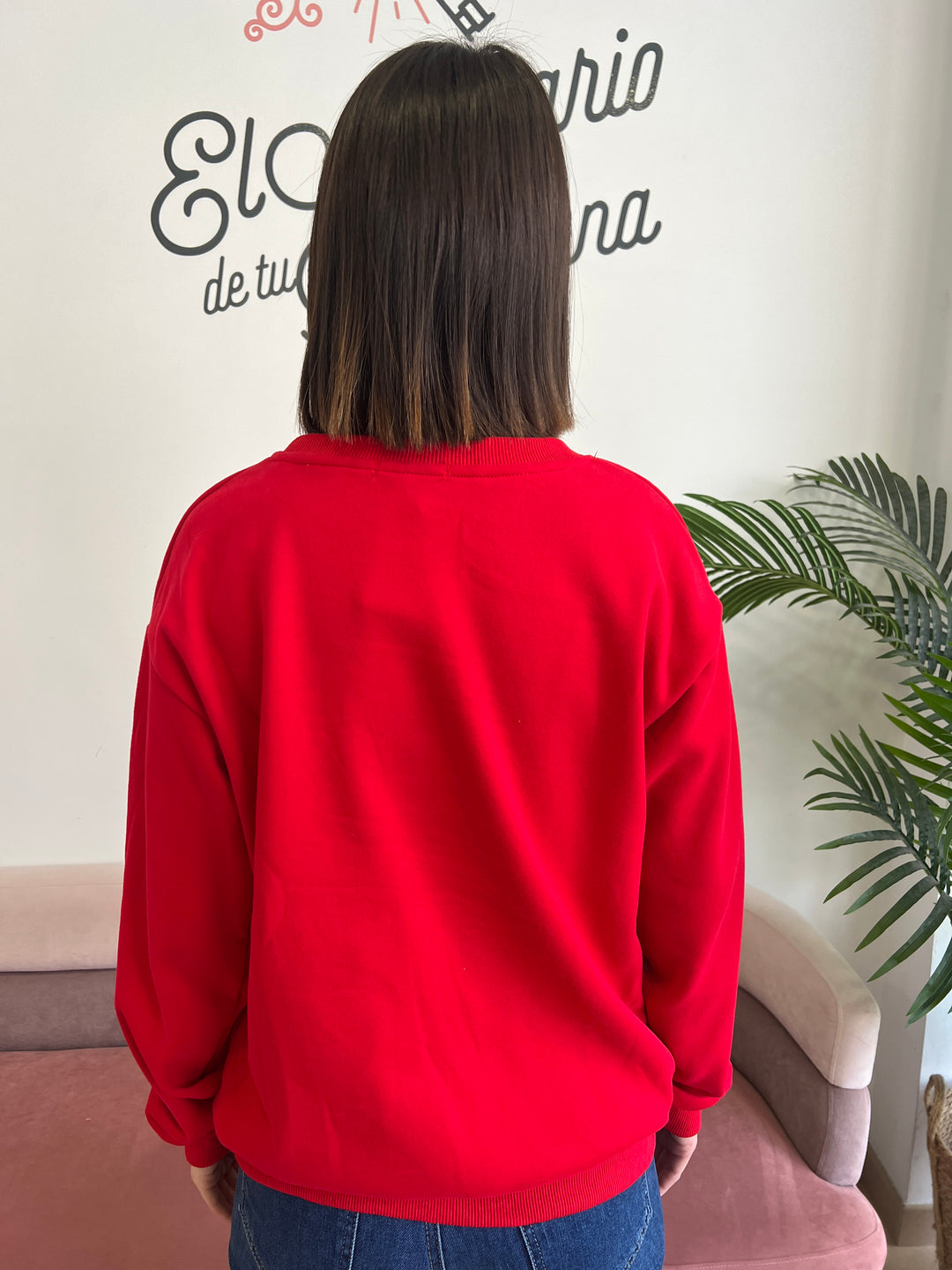 Sudadera Lazo rojo