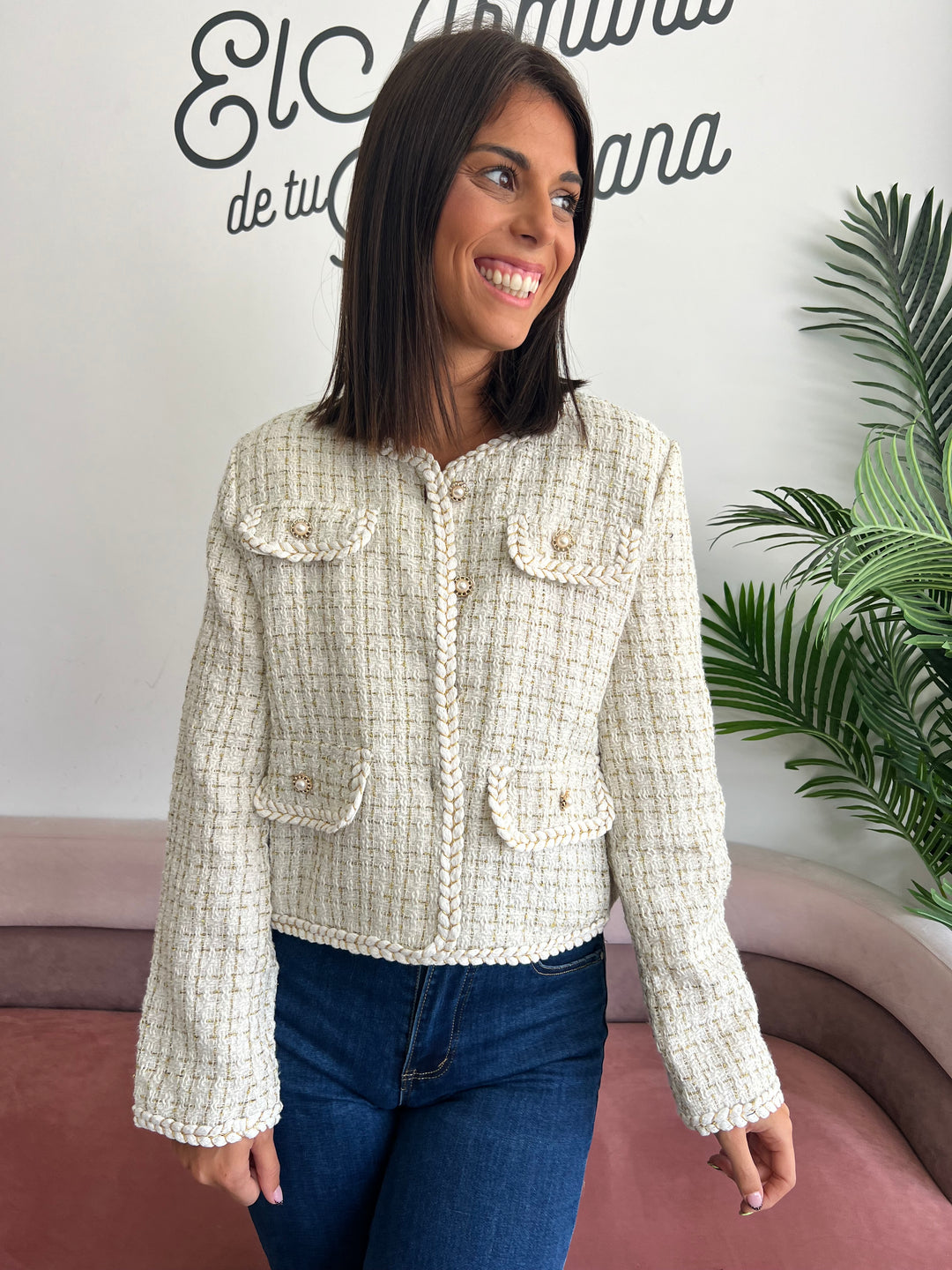 Chaqueta Mireia blanco