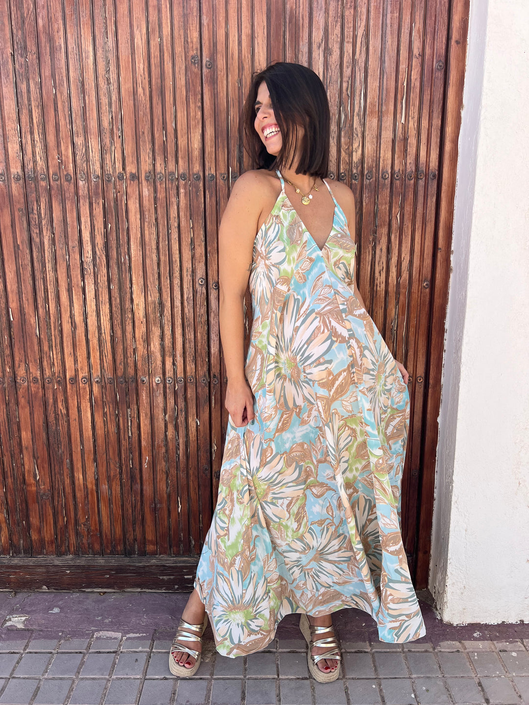 Vestido Luna verde