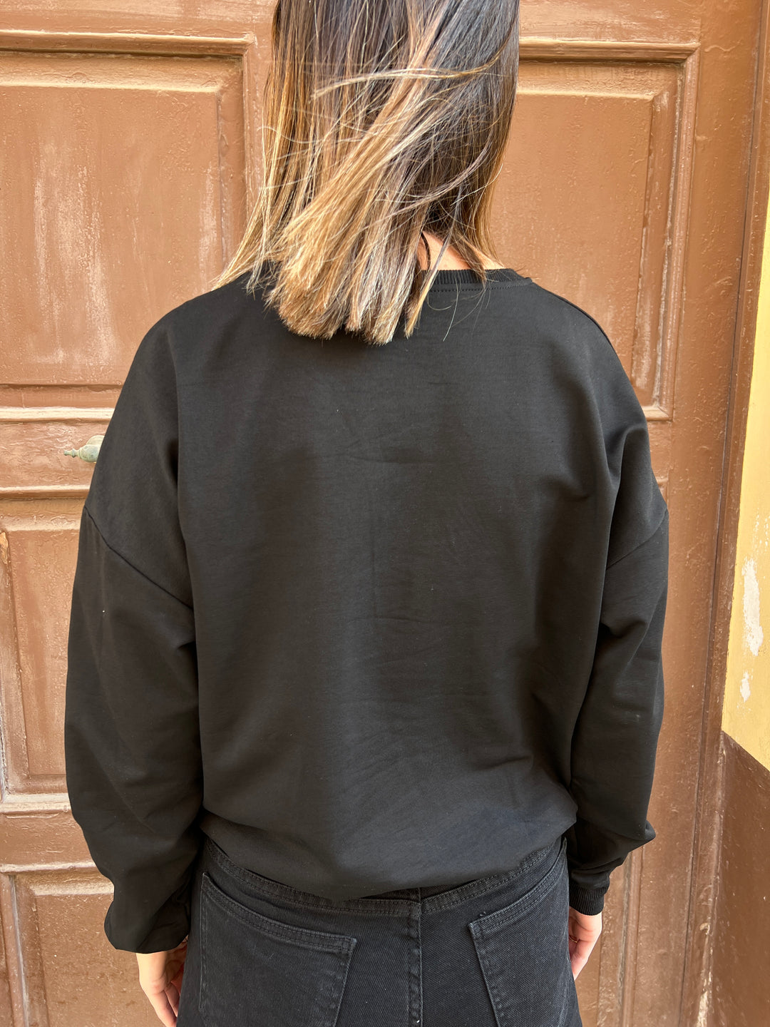 Sudadera Girl negro