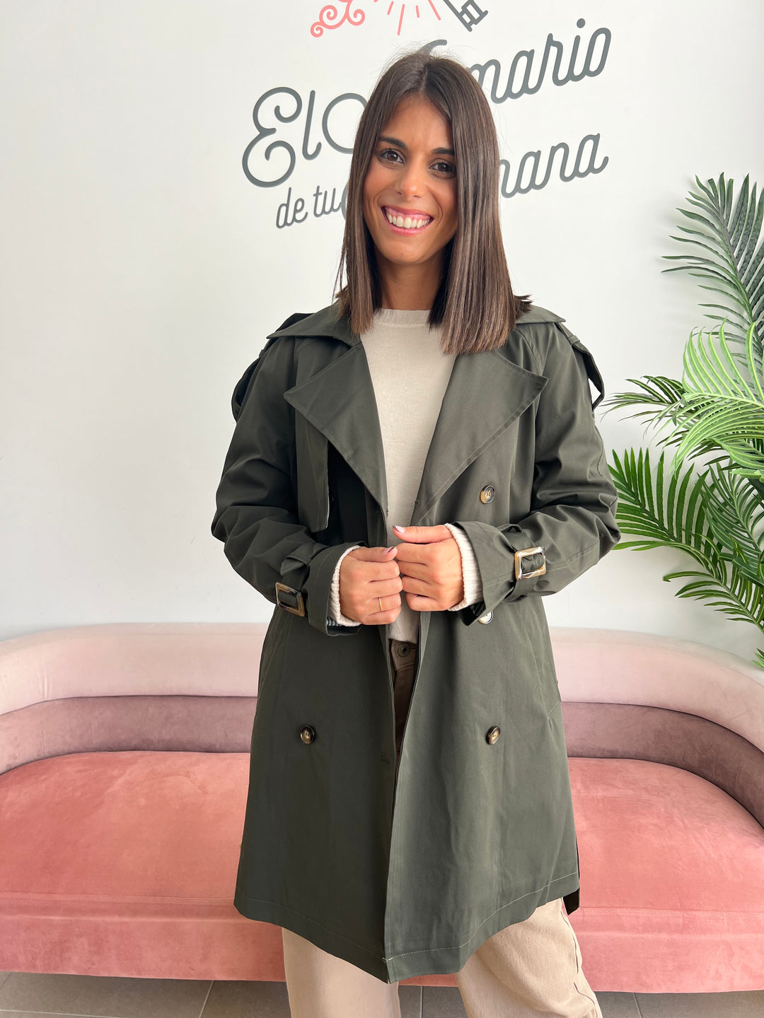Chaqueta Candela verde oscuro