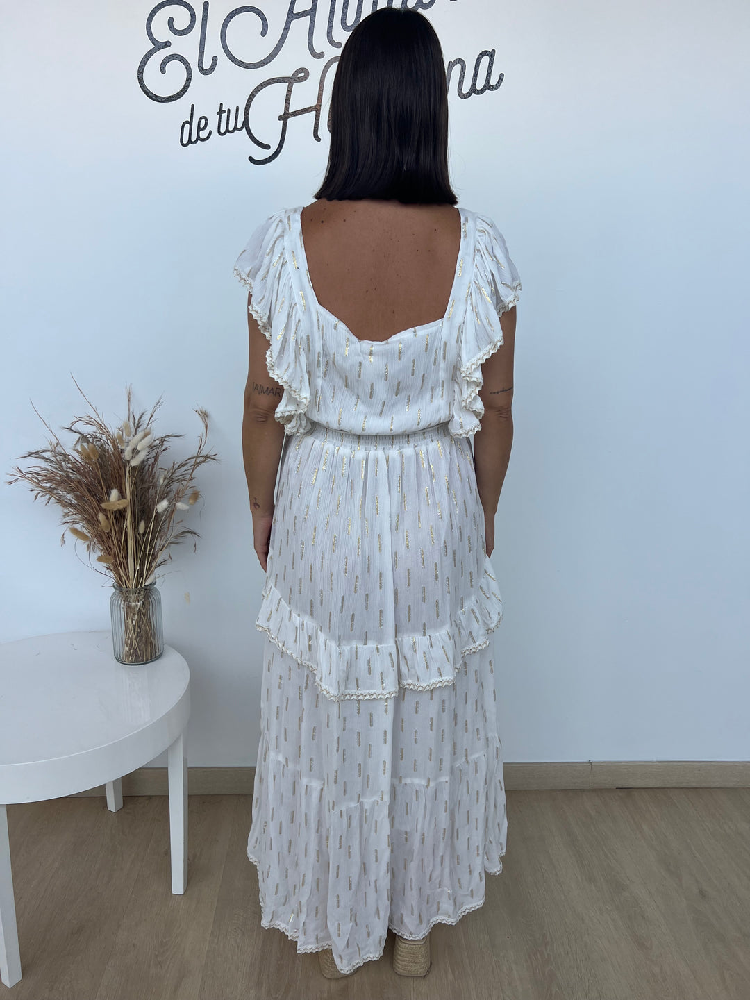 Vestido Sumitra blanco