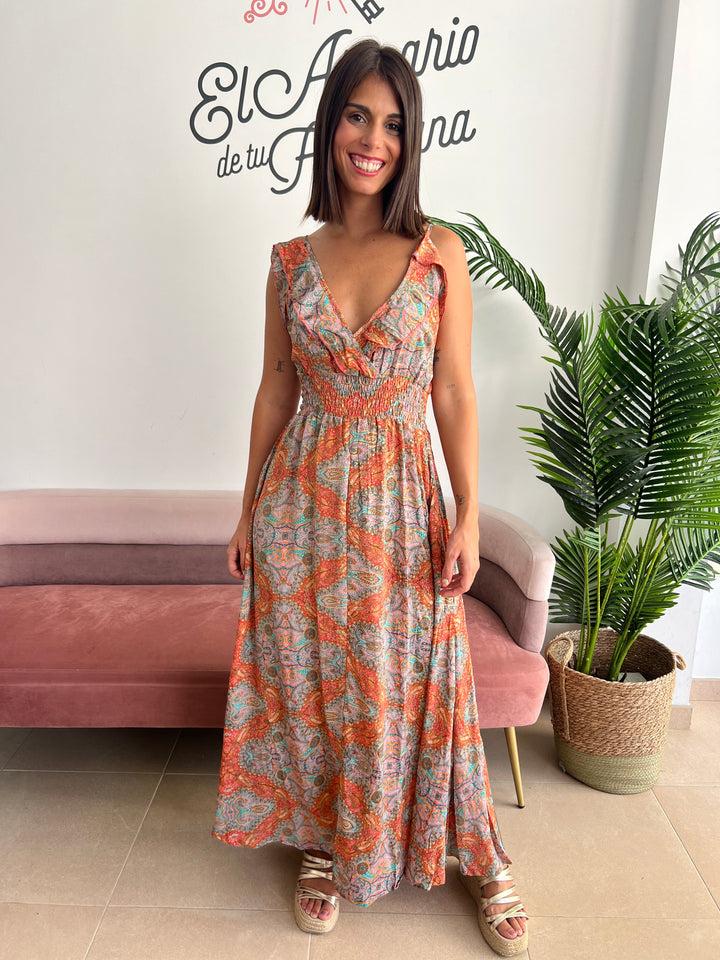 Vestido Tessa indio teja