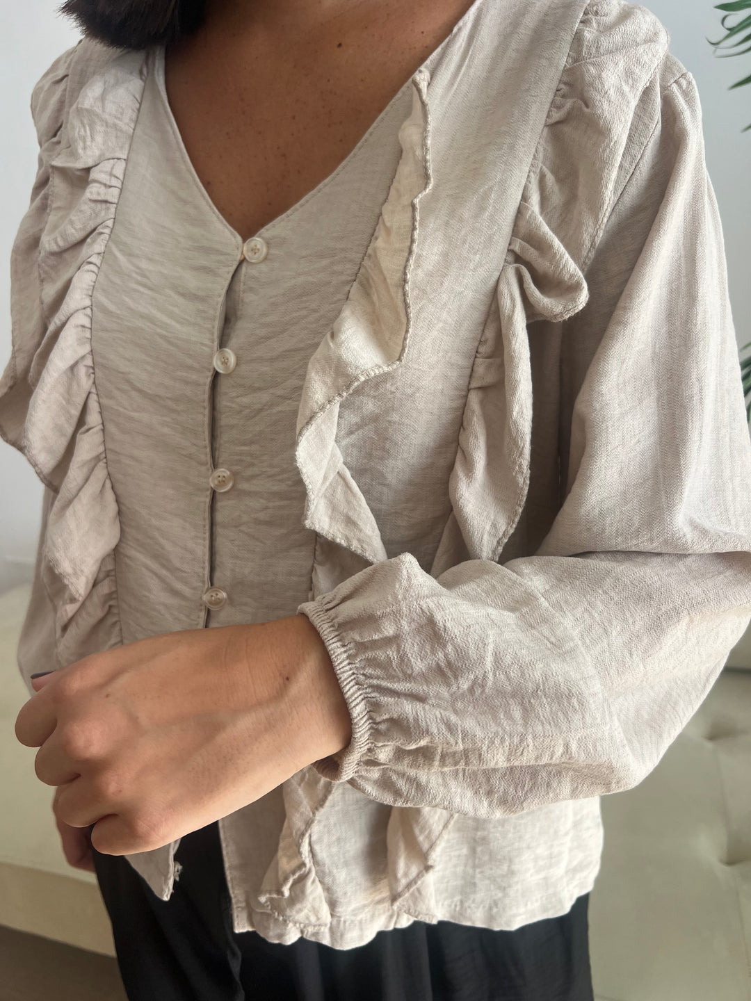 Blusa Miry beige