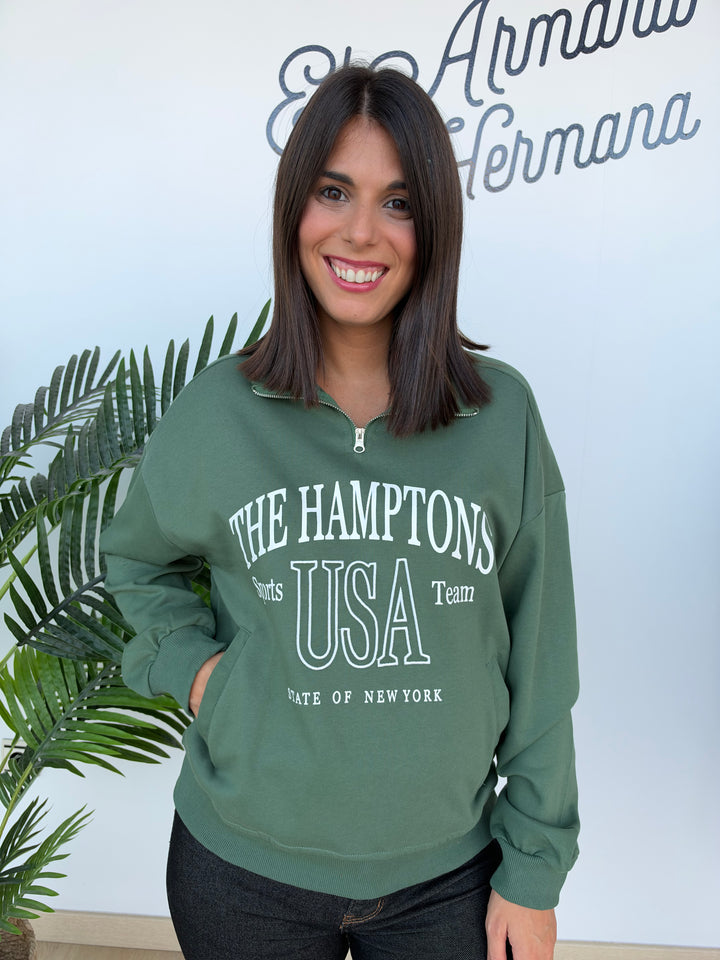Sudadera Hamptons verde