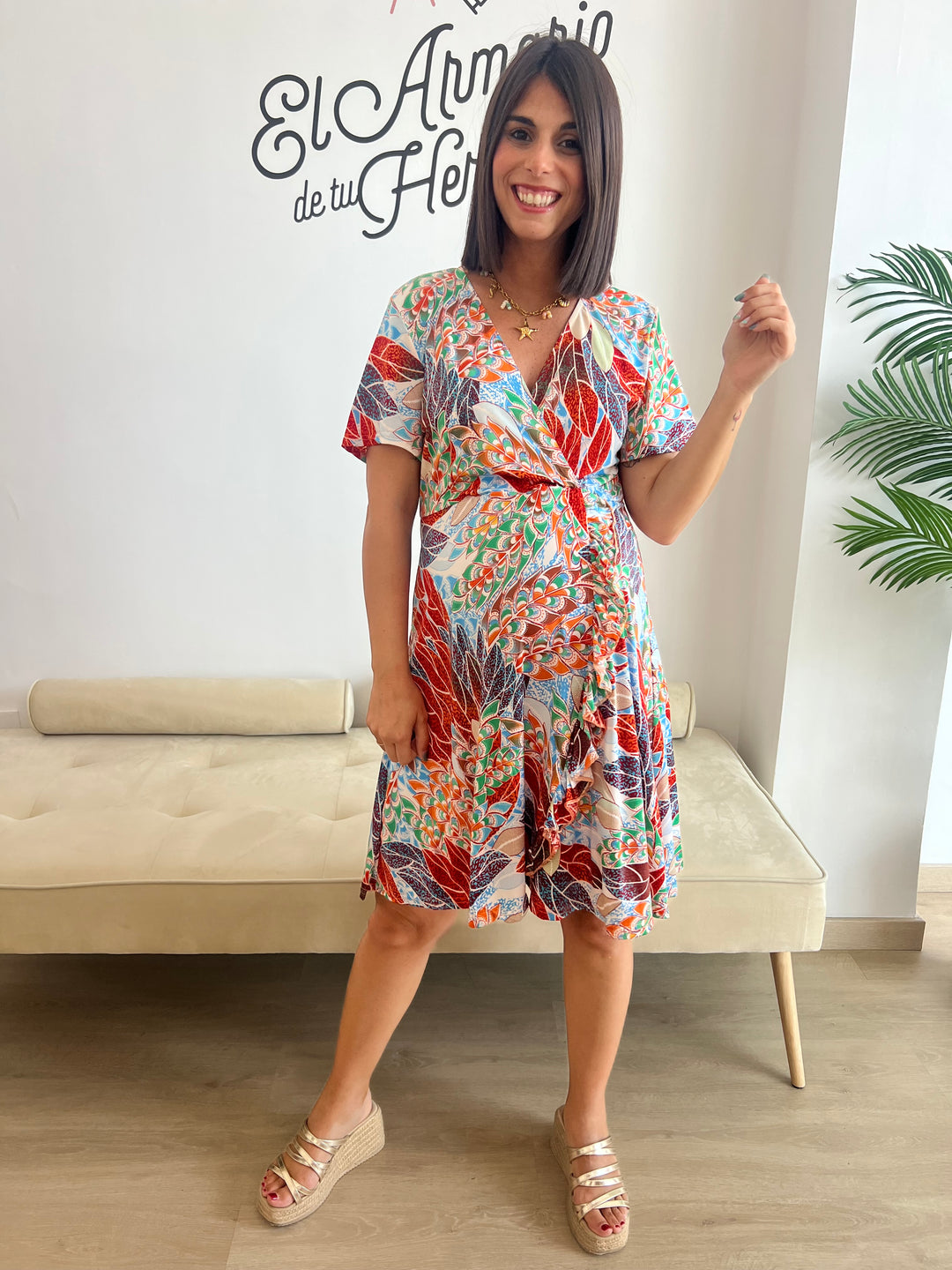 Vestido Belinda naranja