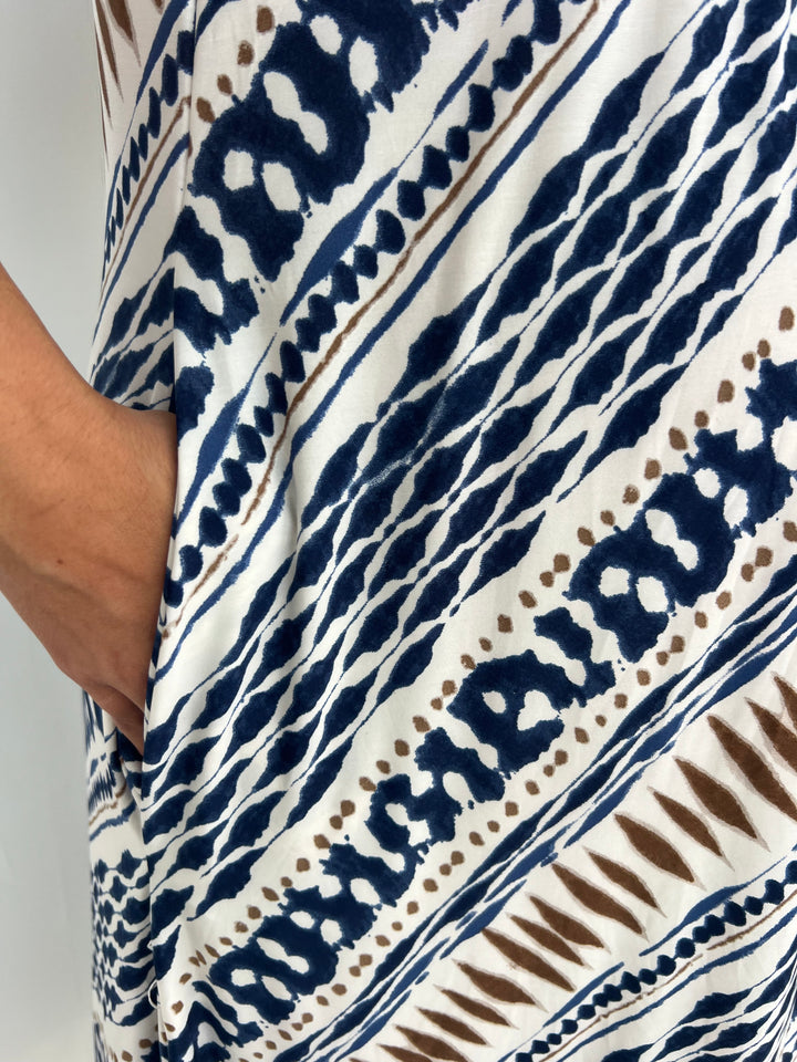 Vestido Noemí azul marino