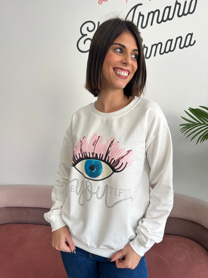 Sudadera You blanco