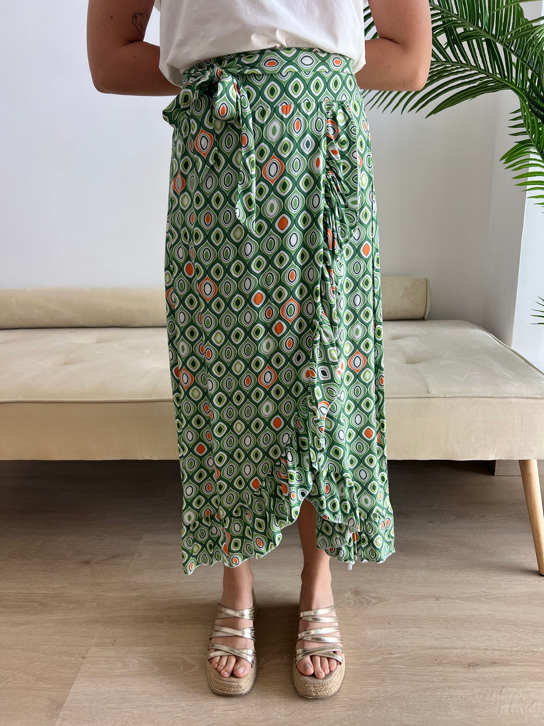 Falda Daniela verde