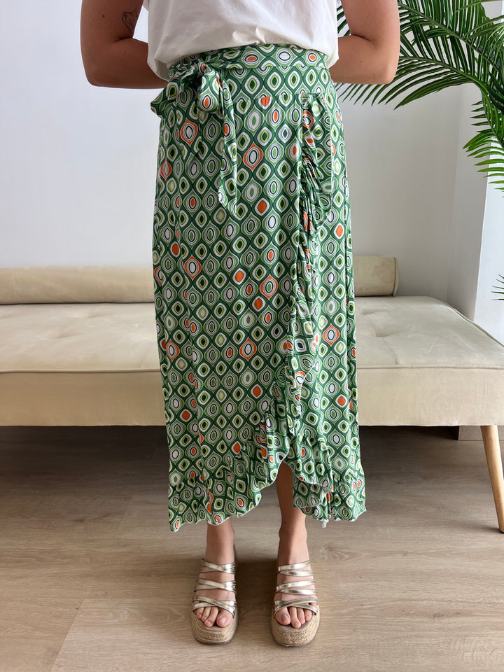 Falda Daniela verde