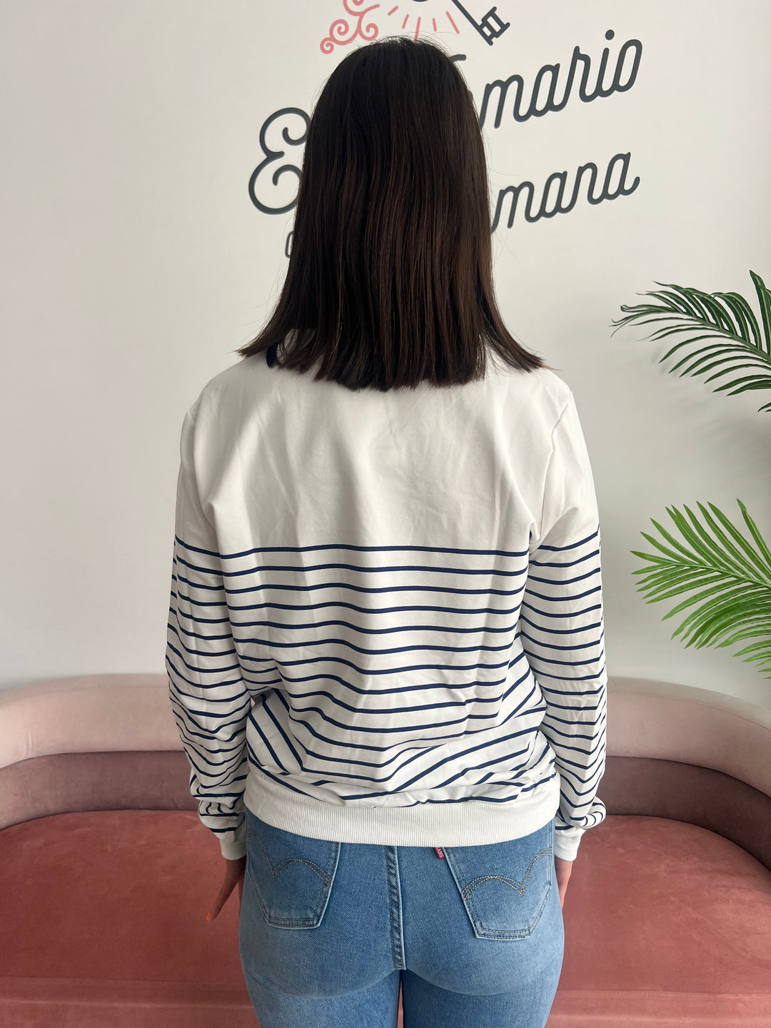 Sudadera Heart azul marino