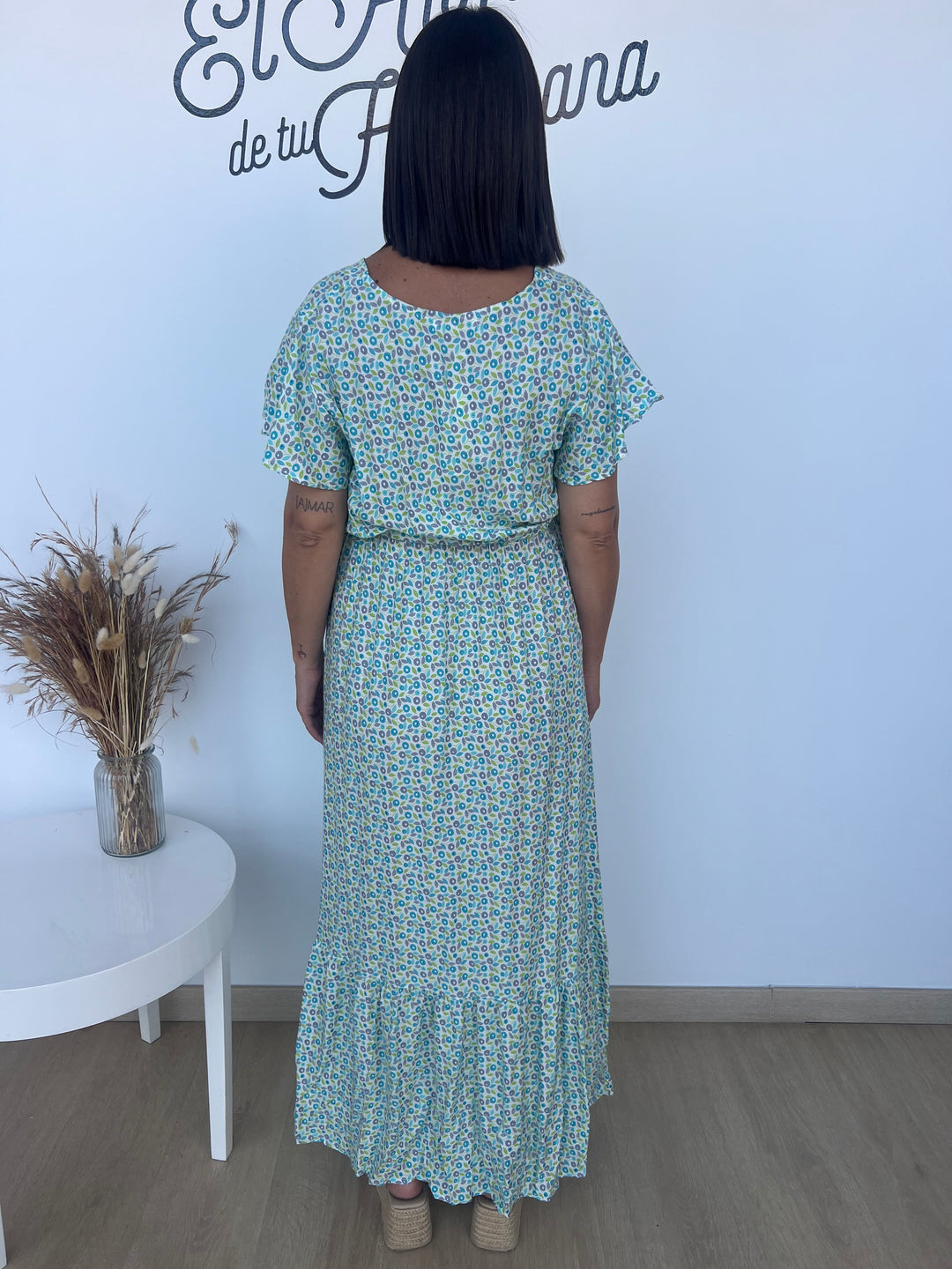 Vestido Sidney turquesa
