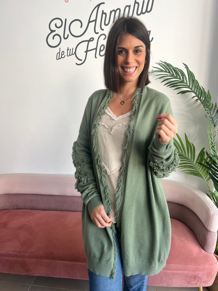 Chaqueta Estrellas verde militar