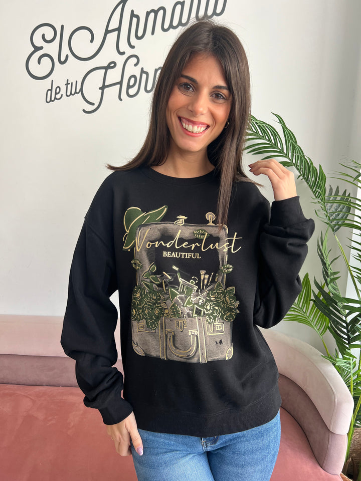 Sudadera Travel verde