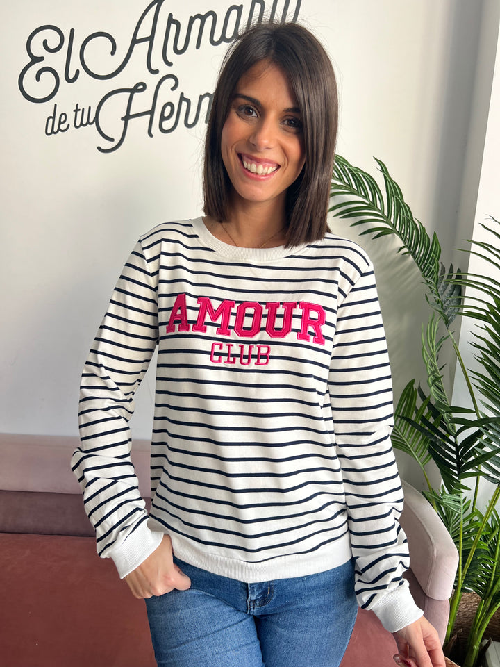 Sudadera Club azul marino