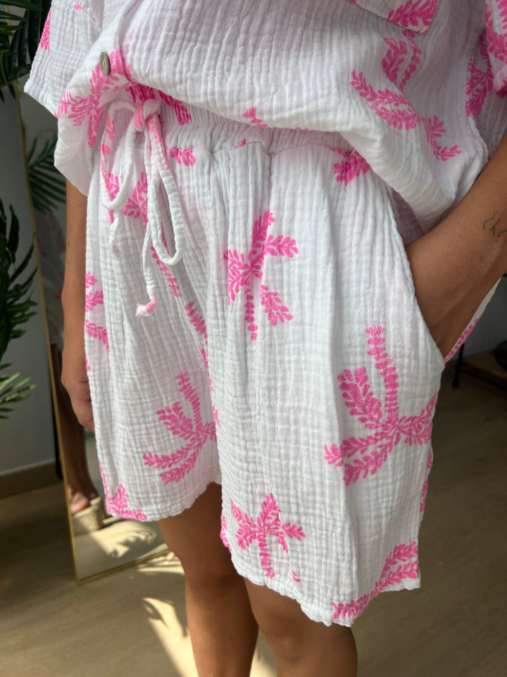 Conjunto Palmeras Rosa