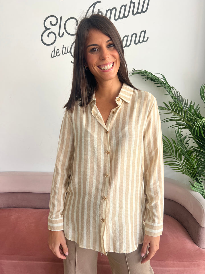 Camisa Teresa camel