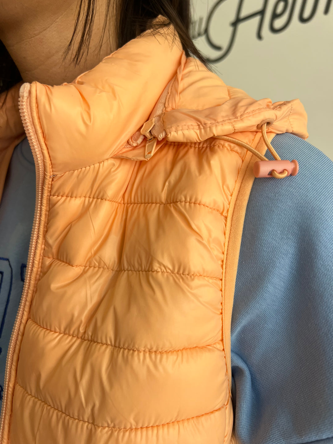 Chaleco Mónica mandarina