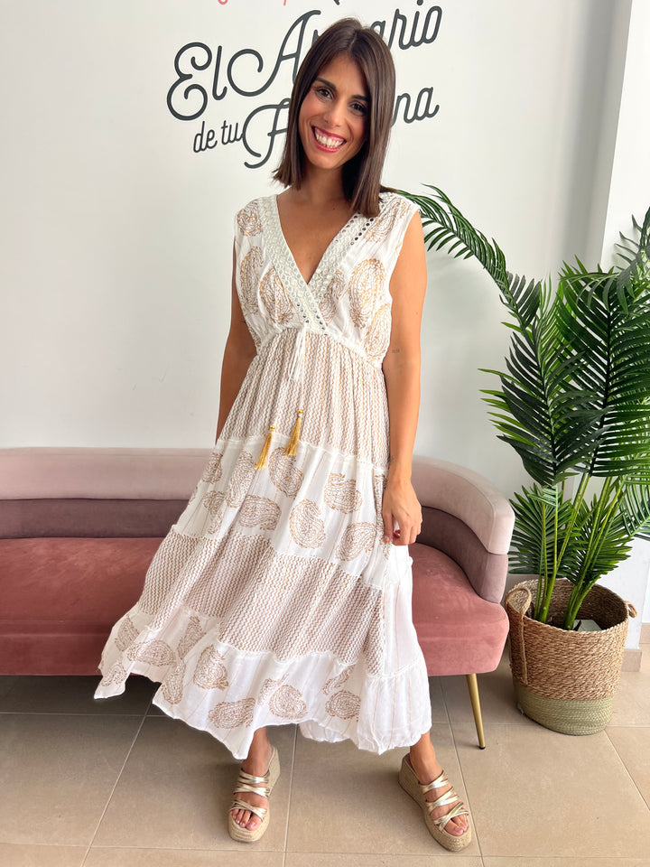 Vestido India blanco