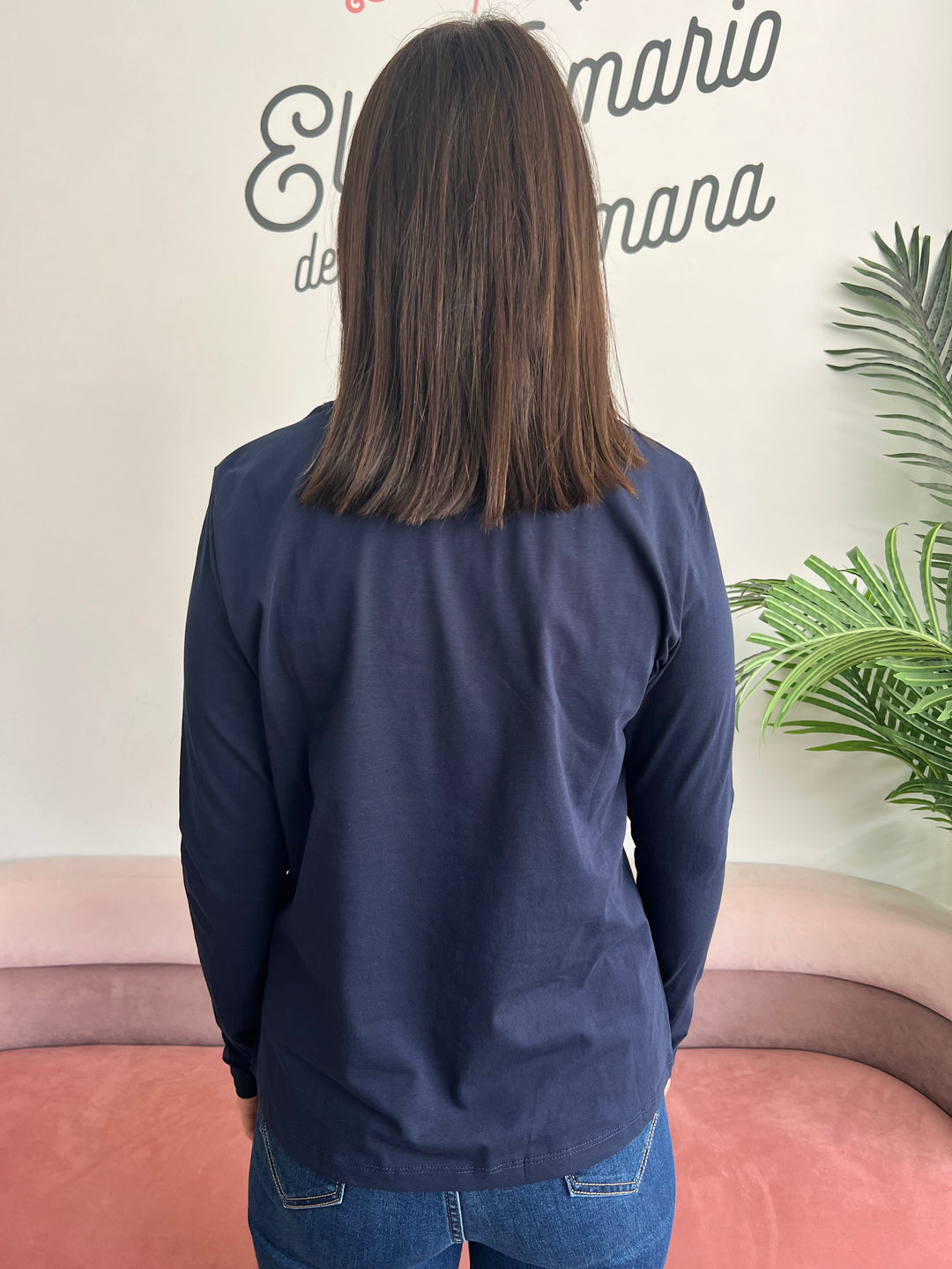 Camiseta Loli azul marino