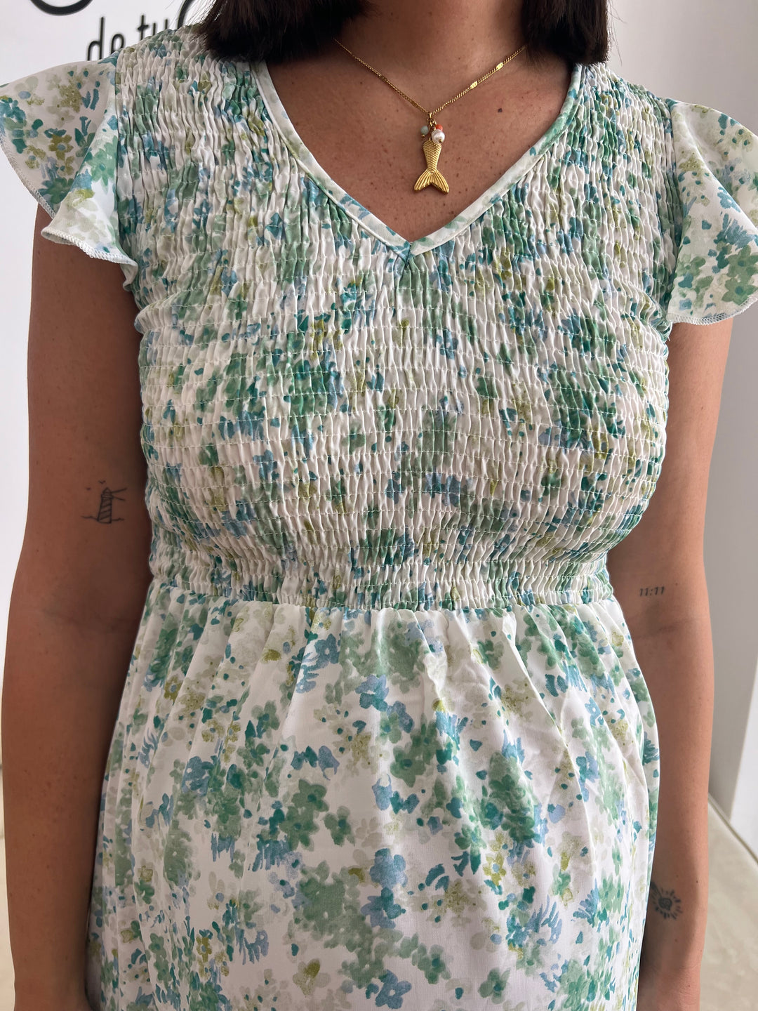 Vestido Geles verde