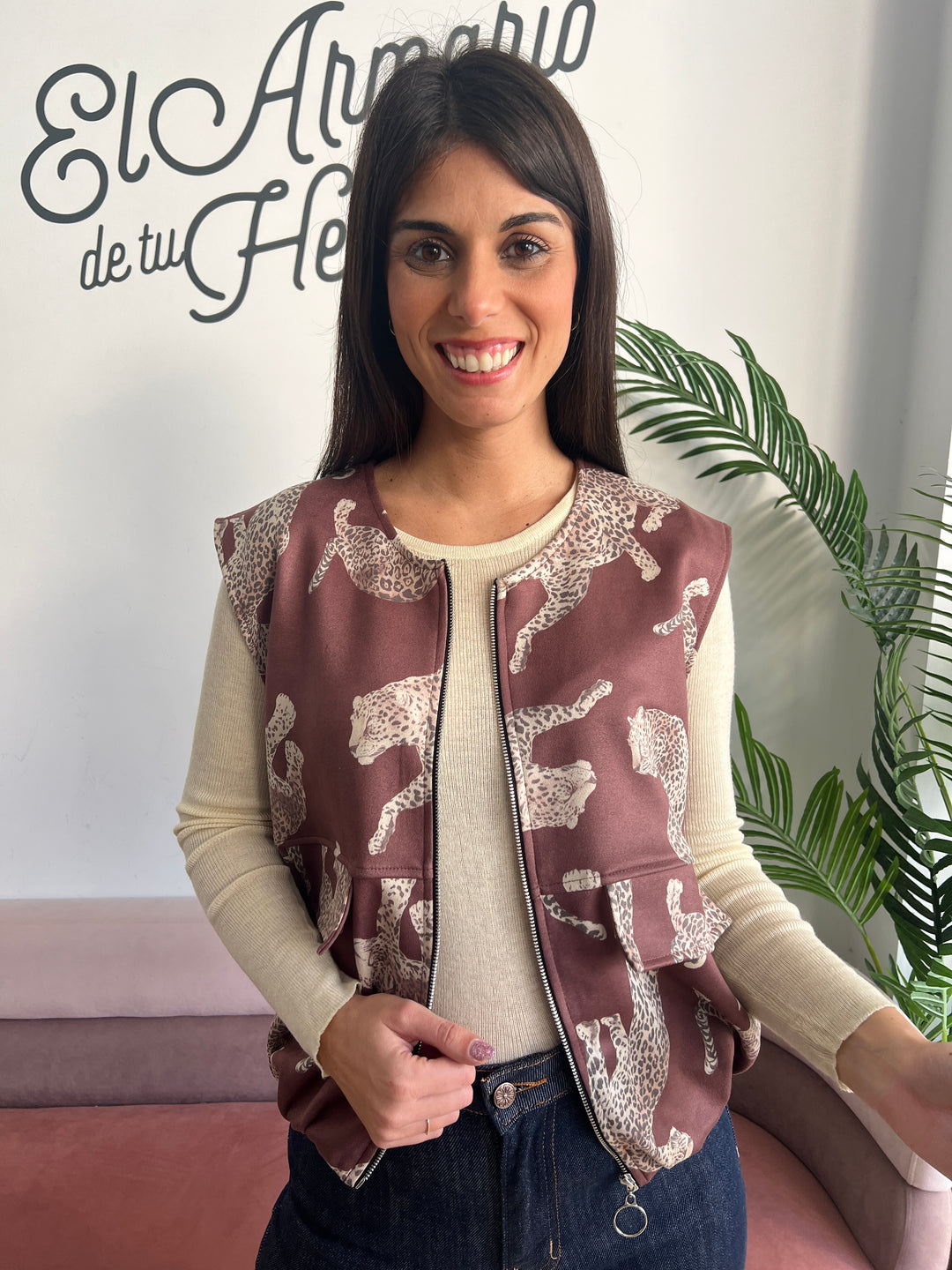 Chaleco Lety marrón