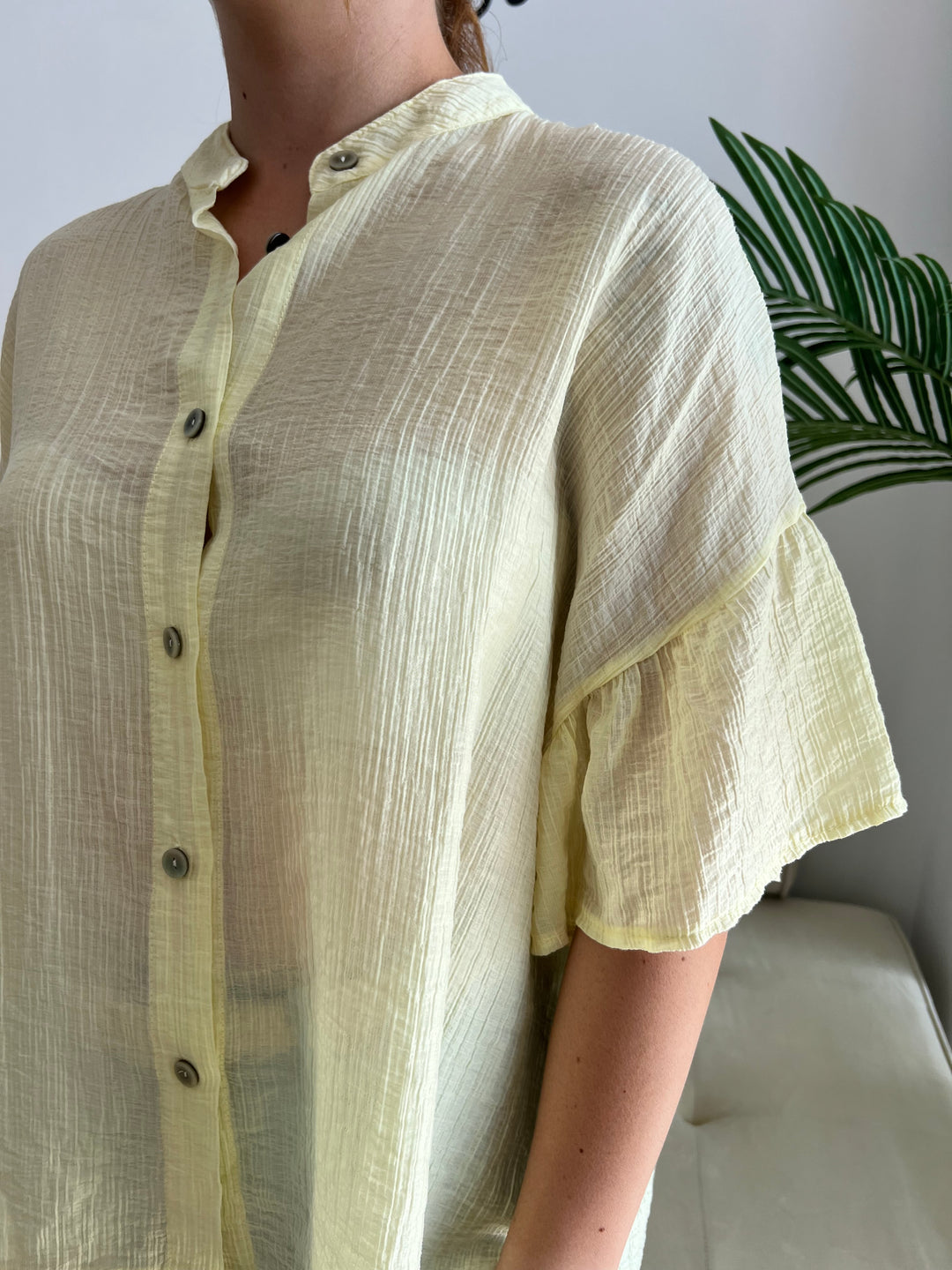 Camisa Sara amarillo