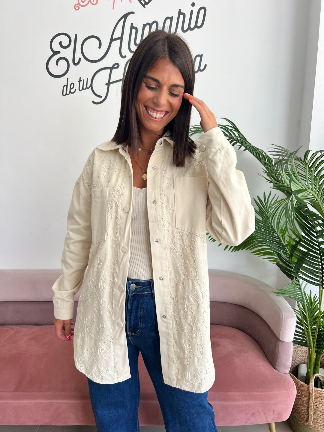Chaqueta Alba beige