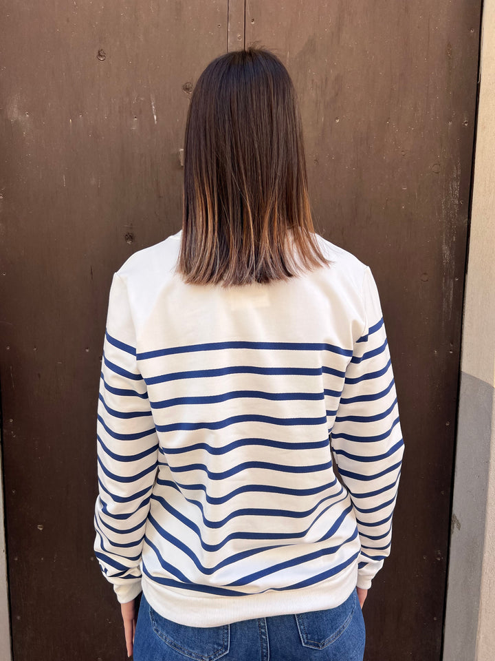 Sudadera Bisous azul marino