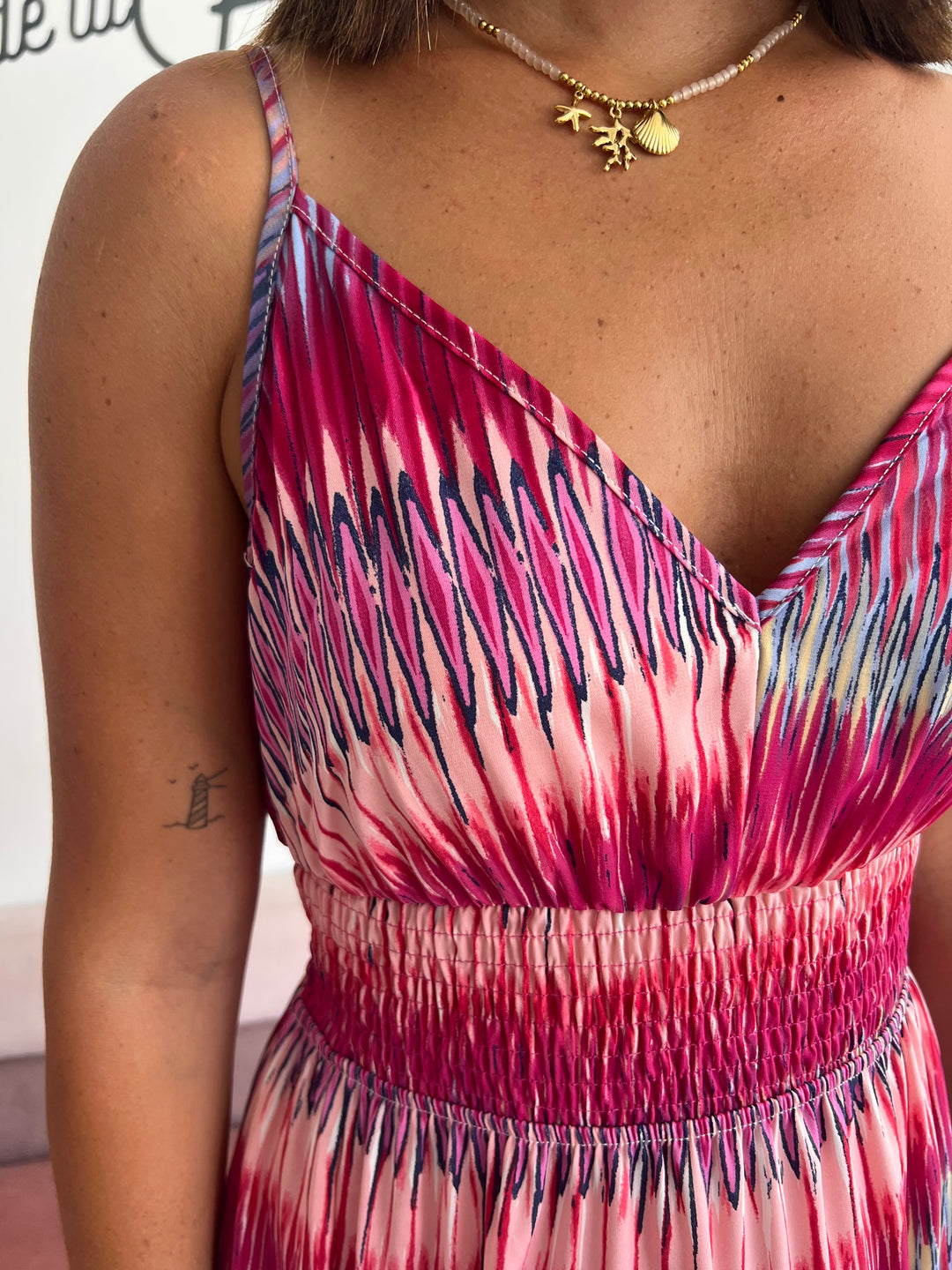 Vestido Ariadna fucsia