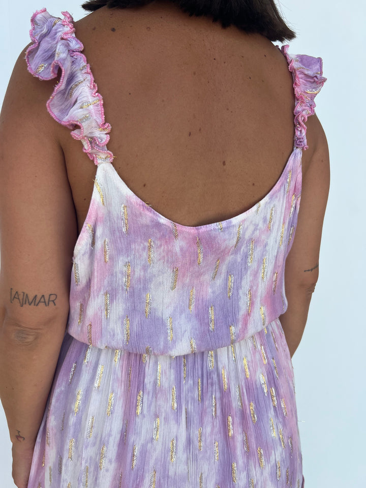 Vestido Conil corto morado
