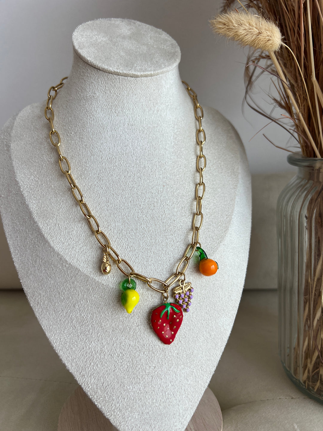 Collar Frutas (acero)